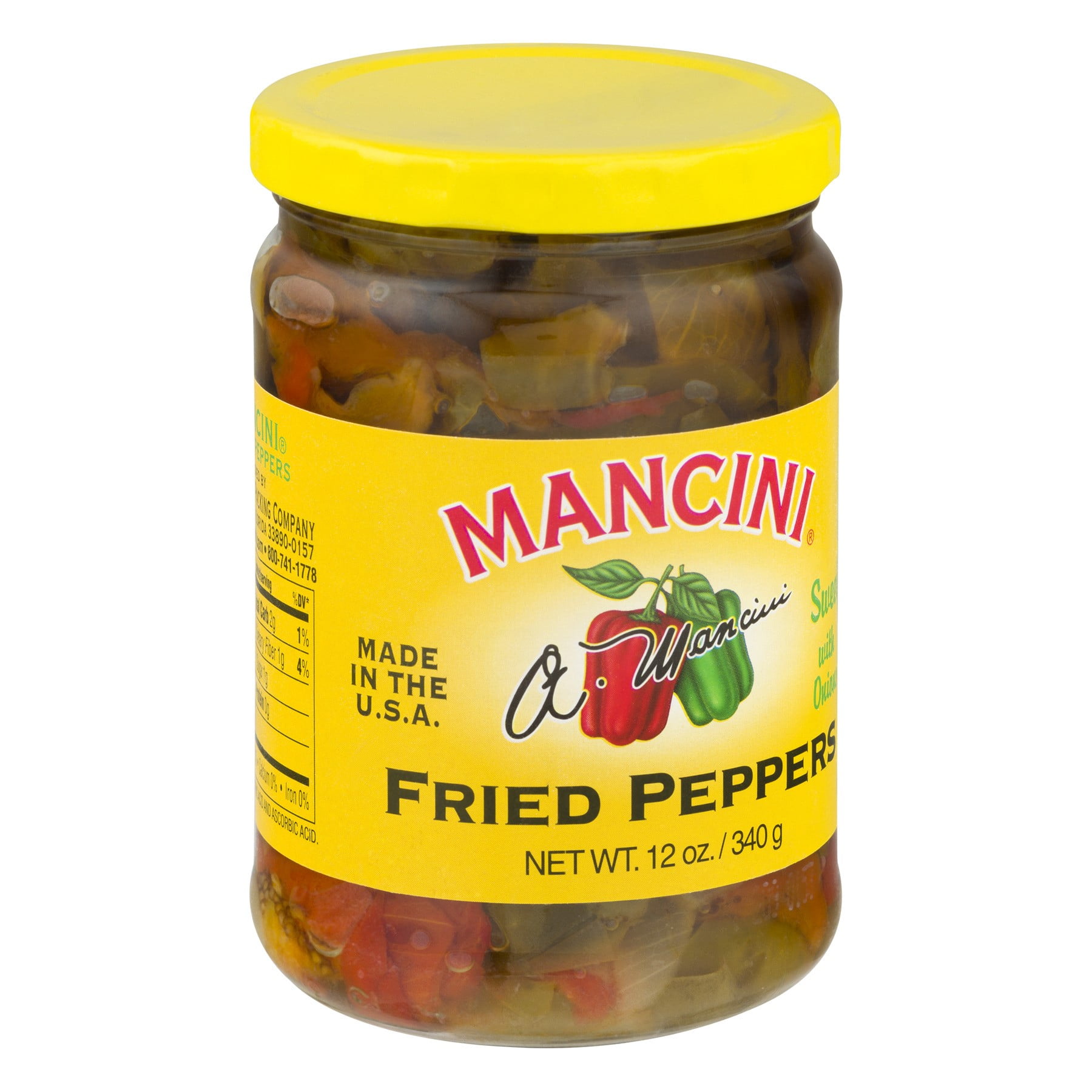 Mancini RCtdy To Serve Sweet Fried Peppers With Onions, 12 Oz