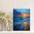 thumbnail image 2 of Qisvanset 12x16 Inch Meadow Sunrise Landscape Canvas Print Wall Art, 2 of 5