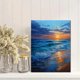 thumbnail image 2 of Qisvanset 12x16 Inch Meadow Sunrise Landscape Canvas Print Wall Art, 2 of 5