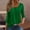 Green, variant on Pxiakgy 3/4 Sleeve Tops for Women Square Neck Pleated Loose and Flowing Three Quarter Sleeve Top Pleated Square Neck Blouses Dressy Casual Fall Tunic Tops Basic Trendy Clothes Mint Green S