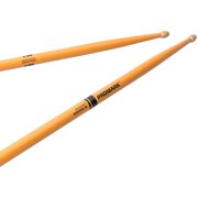 ProMark Rebound 2B ActiveGrip Clear Hickory Drumsticks, Acorn Wood Tip