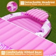 thumbnail image 4 of SLOOSH Inflatable Pool Float Lounge, 70" x 50" Oval Suntan Tub Floatie for Adults & Kids, Tanning Pool Lounge Raft Floats, Personal Pool Lounger for Summer Water Party, 4 of 8
