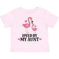 thumbnail image 3 of Inktastic My Aunt Loves Me Flamingo Niece Girls Toddler T-Shirt, 3 of 5