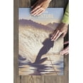 thumbnail image 2 of Lithograph, Lean Into Adventure, Water Skiing (19x27 inches, Premium 500 Piece Jigsaw Puzzle for Adults and Family, Made in USA), 2 of 2