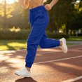 thumbnail image 7 of Resicozy Baggy Sweatpants Women 2026 Hight Waisted Drawstring Fall Pants Ladies Lounge Joggers Pockets Blue 3XL, 7 of 7