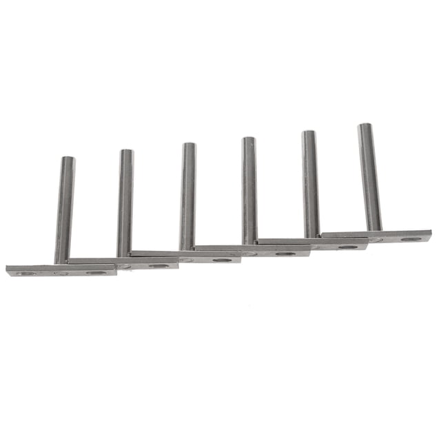 6 Piezas 3 Pulgadas Soportes de Estantería Flotante , Estantes Ocultos, Sostenedor Pared Soporte Oculto Kit Montaje Para Estante Casa Diy