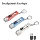 thumbnail image 3 of Advancent Mini llavero linterna impermeable ajustable llavero antorcha iluminación de emergencia portátil llavero luz aleación de aluminio carpas Blanco, 3 of 6