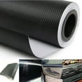 thumbnail image 4 of 3D Car Interior Carbon Fiber Vinyl Wrap Sticker Dashboard Trim Panel Roll Decal, 4 of 5