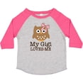 thumbnail image 3 of Inktastic My Gigi Loves Me Girl Owl Granddaughter Girls Toddler T-Shirt, 3 of 5