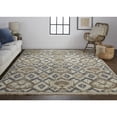 thumbnail image 5 of Feizy Beall Traditional Oriental, Ivory/Gray/Taupe, 2' x 3' Accent Rug Easy Care Fade Resistant Stain Resistant Bohemian & Eclectic Ikat Floor Rug for Living room Bedroom, 5 of 7