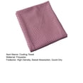 thumbnail image 7 of Pink Season Cooling Towel Quick Dry High Density Strong Evaporation Sweat Absorption Polyester Sports Cold Feeling Towel Fitness Use, 7 of 7