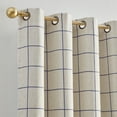 thumbnail image 2 of Threadmade Brighton Grommet Window Curtain Panel, Indigo - 52"W x 95"L, 2 of 4