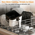 thumbnail image 7 of Dozzle 3QT Compact Digital Air Fryer, 400℉ Precision Heating, One-Touch Auto Shut-off, Nonstick Basket Dishwasher-Safe for Healthy Roast, Bake, Broil & Reheat, White, 7 of 7