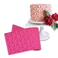 thumbnail image 4 of Ounissouiy Molde de silicona, molde para hornear Fondant, alfombrilla lateral para pastel reutilizable antiadherente, borde DIY resistente al calor, Herramientas y accesorios para hornear Tipo 5 Ounissouiy HA081862-05, 4 of 6