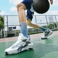 thumbnail image 6 of Unisex Low-Top Basketball Shoes Breathable Knit Upper Cushioned Grippy Rubber Outsole, 6 of 8