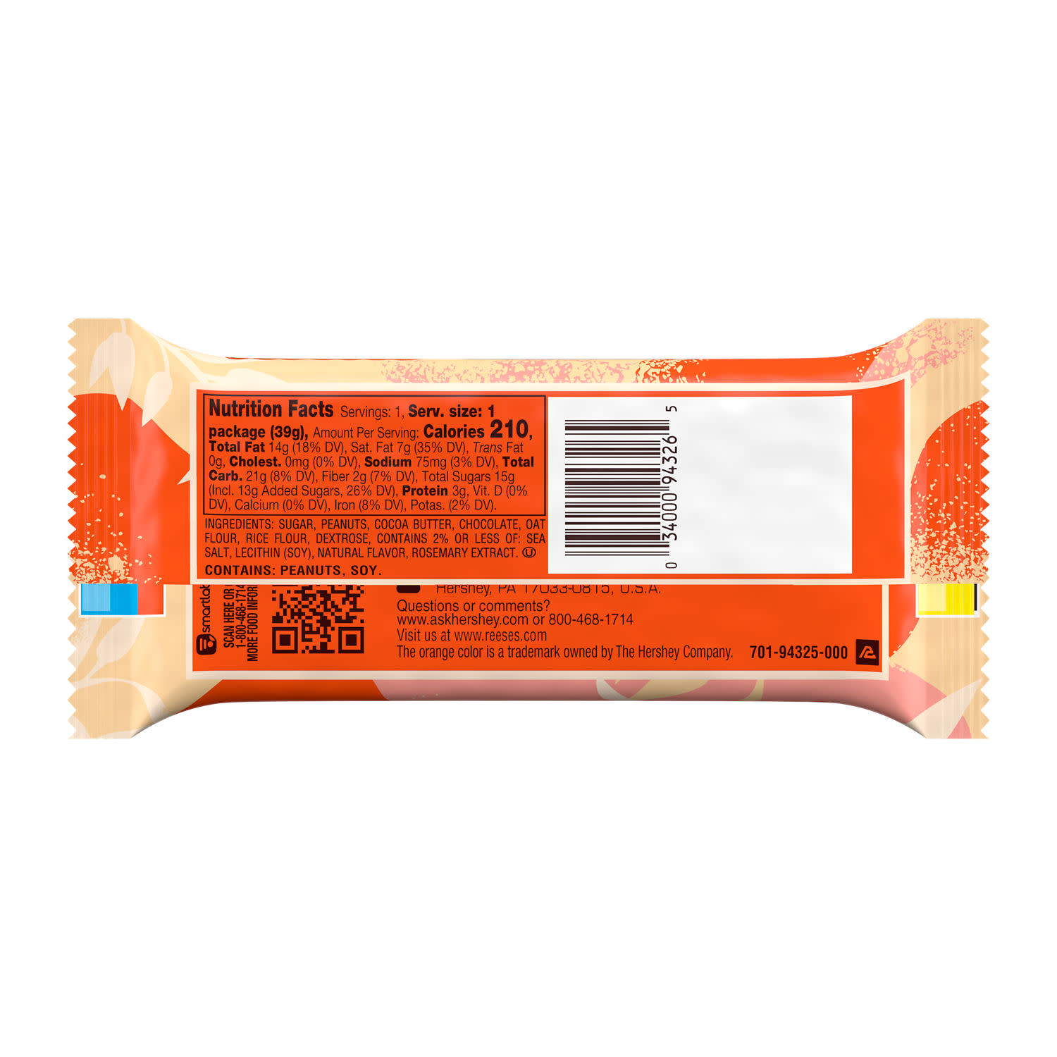 Reese's Plant Based Oat Chocolate Confection Peanut Butter Cups Candy, Pack 1.4 oz