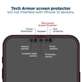 thumbnail image 6 of Tech Armor HD Clear Camera Lens Protector and Ballistic Glass Screen Protector Designed For iPhone 12 6.1 Inch 1 Pack Tempered Glass 2020, 6 of 7
