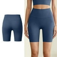 thumbnail image 4 of Neewe Biker Shorts Women Tummy Control Workout Shorts Women with Pockets High Waisted Yoga Running Gym Pants Fitness Pants For External Wear, 4 of 9