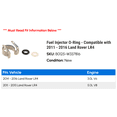thumbnail image 2 of Fuel Injector O-Ring - Compatible with 2011 - 2016 Land Rover LR4 2012 2013 2014 2015, 2 of 2