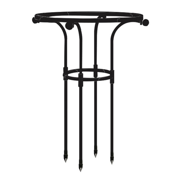 Garden Climbing Plant Trellis, Black Trellis Plant Vine Support, Plant Support Stakes For Roses, House Pots, Tomatoes, Vegetables - Style:Style 1;