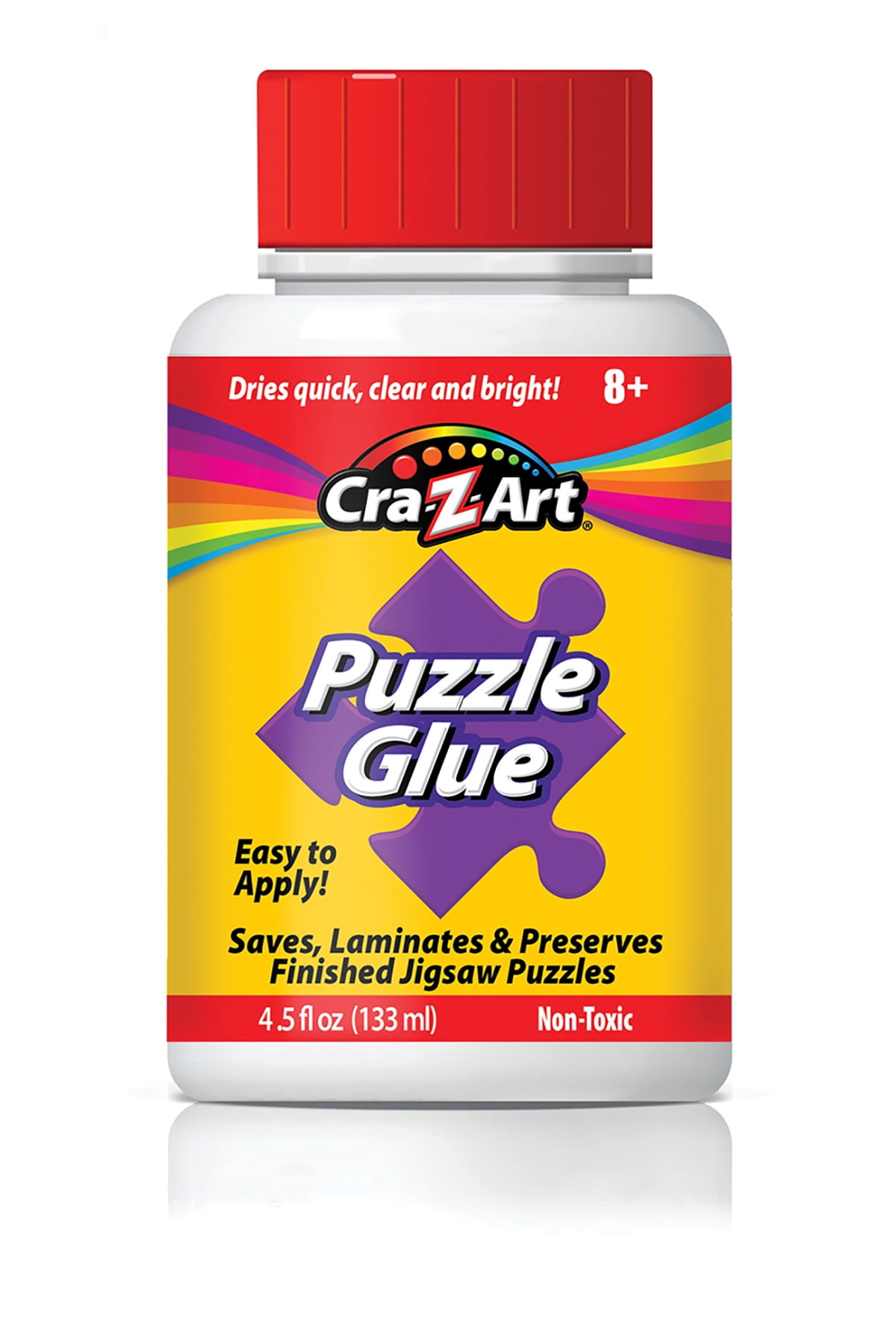 Playkidz Clear Puzzle Glue Non-Toxic Puzzles Saver with Easy-On