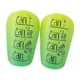 thumbnail image 5 of Mini espinilleras para jugadores de fútbol, 2 piezas, espinilleras pequeñas, espinilleras, protección para espinilleras para adultos, espinilleras de Amarillo Verde S, 5 of 8