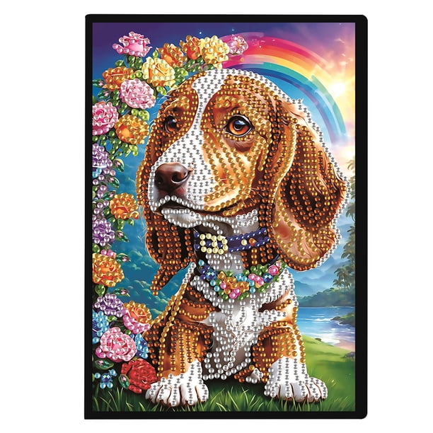 Kits Cuaderno Arte Con Diamantes Pintura 5D Animal para Adultos