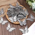 thumbnail image 3 of 50Pcs Metal Butterfly Wall Decor Large Decorative 3D Butterflies Iron Craft Hanging Wall Art Ornament for Bedroom Nursery Classroom Rustic Farmhouse Office Party Decoration 2.34 x 3.15 inch diy, 3 of 6