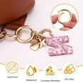 thumbnail image 4 of Uxcell 16 Pcs Anillos de resorte metálicos, 1"/26mm Clips para llaveros y manualidades, plateado-blanco, 4 of 6