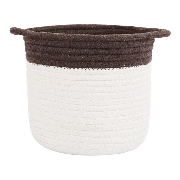 Household Cotton Rope Storage Baskets and Bins with Handles,Gift Toys