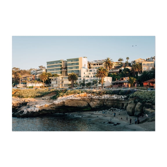 La Jolla Cove 01 - La Jolla California Photography Unframed Wall Art Print 5 x 7 inches