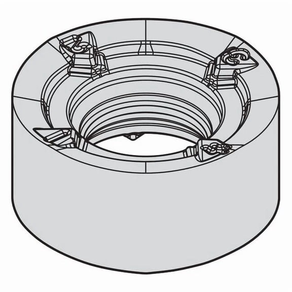 Widia Milling Insert,Round RNGJ10T3M0EML
