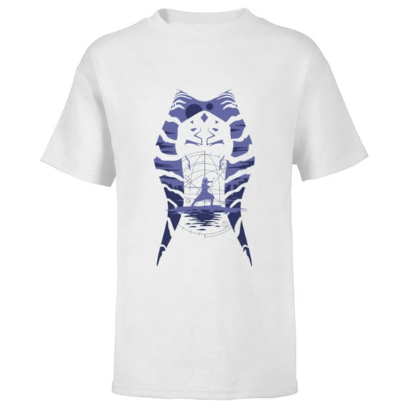 Star Wars Ahsoka Tano Alien Worlds Disney+ - Short Sleeve T-Shirt for Kids - Customized-White