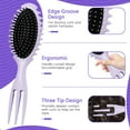 thumbnail image 3 of Candy Brush Curl Defining Hair Brush for Effortlessly Detangling Shaping and Styling Curls, Upgrade Hair Brushes With Edge & Bottom-Teeth for All Wet or Dry Hair Types for Women and Girl, Idea Gift, 3 of 9