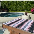 thumbnail image 3 of Del Mex Authentic Mexican Blanket, Woven in Mexico, 70" x 50" Falsa for Outdoors (Pink), 3 of 7