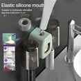 thumbnail image 3 of Wall-Mounted Toothbrush Holder, Bathroom Toothbrush and Tooth Cup Set, Multifunctional Toothbrush and Toothpaste Dispenser for Bathroom, with 4 Toothbrush Trough, 2 Cups, 3 of 6