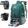 Waterproof Travel Backpack 50L Large Capacity, 17inch Laptop Schoolbag, Carry On Luggage