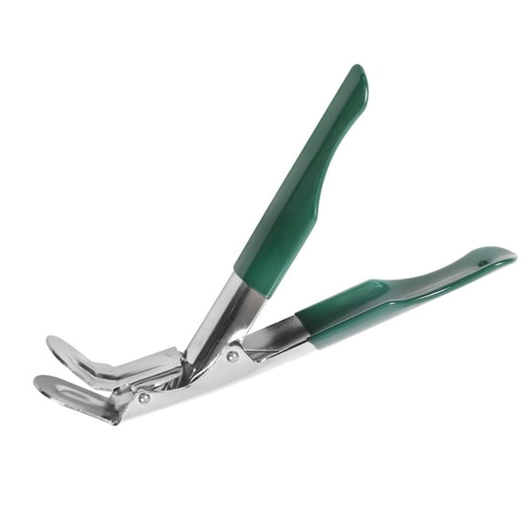 KAMaster Stainless Steel Grill Grate Lifter Gripper Grate Grabber with Green Protective Cover Big Grill Grate Lifter Tool for Big Green Egg Grill Kamado Charcoal Grill Smoker Weber Primo Grill Dome