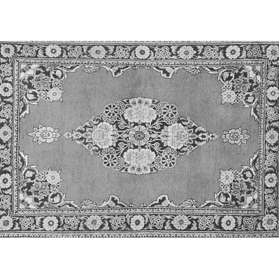 Ahgly Company Indoor Rectangle Persian Gray Traditional Area Rugs, 2' x 4'