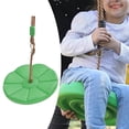thumbnail image 4 of Asiento de columpio de disco para , cuerda de escalada con columpio de disco Columpio de patio de para casa de árbol, ejercicio diario en SM SunniMix asiento de columpio para niños, 4 of 8