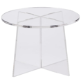 thumbnail image 2 of TOP! Acrylic Planter Stand for Indoor Plant Desktop Round Flower Pots Display Holder Shelf Outdoor, 2 of 4