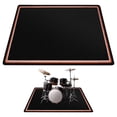 thumbnail image 1 of Juego de alfombras Drum Rug Aucuda Fluffy de 180 x 150 cm con antideslizantes, 1 of 7