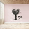 thumbnail image 3 of I Love You - Heart Shape Tree Silhouette Drawing Art Decor Decoration Design Vinyl Wall Art Wall Sticker Wall Decal Home Kid Nursery Room Study Room Boys Girls Wall Decor Design Size (28x30 inch), 3 of 3