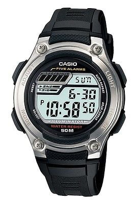 casio dual time 5 alarm countdown timer auto light
