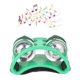 thumbnail image 3 of Foot Tambourine with Jingle Bell, Musical Percussion Instruments for Guitar and Drums, Green, 3 of 4
