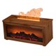 thumbnail image 4 of Humidificador USB con difusor de aceites esenciales para chimenea realista Marrón claro, 4 of 9