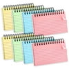 Koogel 400 Pieces Multicolor Index Cards, 3x5 Inches Ruled Index Cards Sprial Note Taking Paper in Multiple Colors for School, Learning, Memory, Recipe, Memo Scratch Pad, DIY Greeting Card