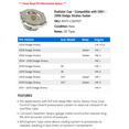 thumbnail image 2 of Radiator Cap - Compatible with 2001 - 2006 Dodge Stratus Sedan 2002 2003 2004 2005, 2 of 2