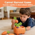 thumbnail image 3 of Farm Train Set for Toddlers - Train Toy for Kids, Includes 3 Farm Car: Whack Game Mole, Carrots Harvest, Woodpecker Car, Best Gifts for 3 4 5 6 7+ Years Old Boys Girls, 3 of 7