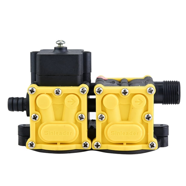Pulverizador Eléctrico De Doble Núcleo, Alta Estabilidad Negro + Pulverizador Amarillo Bomba De Agua Accesorios De Cabezal De Bomba, Abs + Metal Para Acuicultura Jardín Pesca Fyydes Double Core Electric Sprayer